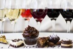 Sweet and Savory - Desserts and Glasses of Wine